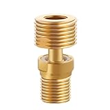 360 Grad verstellbare abgewinkelte Basis, verlängerte abgewinkelte Duschkopf Eckverbindung, teleskopische gebogene Füße, einfach zu verwendender Messing Duschhahn Adapter für Küchen und Badezimmer