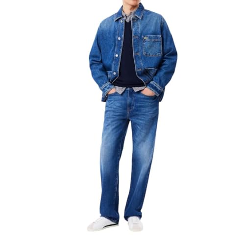 Lacoste Men's 5 Pocket Straight Cut Indigo Jeans
