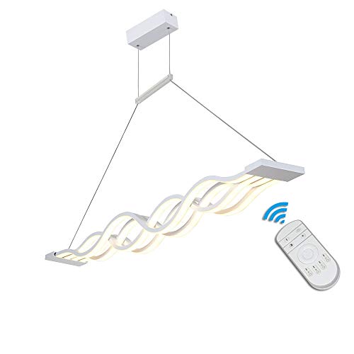 Chandelier LED moderne blanc chaud 3000K suspension luminaire plafond
