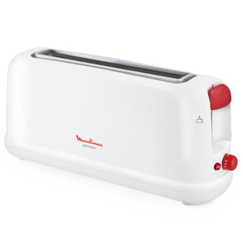 Moulinex Principio LS160111 - Tostadora de una ranura larga de 25 cm, bandeja recoge-migas con 7...