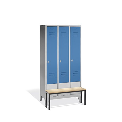 Preisvergleich Produktbild Stahl-Garderobenschrank Classic