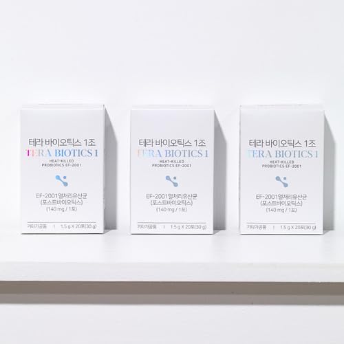 Miniatura 4 de Terabiotics - Barra posbiótica de 1 billón  Suministro para 2 meses (60 barras20 por caja × 3 cajas)  EF-2001 tratado térmicamente, estable en el