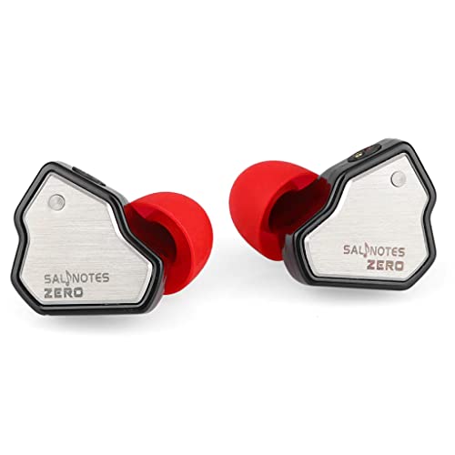 Image of Concept Kart 7Hz Salnotes Zero Wired Iem Earphone, 10Mm Dynamic Driver|Metal Composite Diaphragm|Noise Isolation|In Ear Monitor Earbuds With Detachable Ofc Cable (Black, 3.5Mm With Mic)