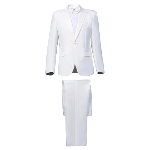 One Button Slim Fit Formal Tuxedo Suits Tuxedo Suit for Dinner Prom Wedding Men's 3 Piece Solid Formal Suit