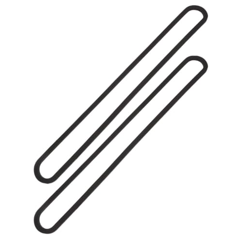 Tofficu Joint Elastique Plaque de Cuisson en Écume Noire 2pcs pour Machine sous Vide Alimentaire, Joints pour Appareils de Scellage Garantissant une Étanchéité Haute Performance en Petits