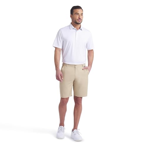 Image of Puma Men's Camino 2.0 Golf Shorts - Moisture Wicking Drycell, 4-Way Stretch, Breathable, Lightweight Design - Stylish Men's Golf Apparel - Secure Waistband for Fit, Prairie TAN, 36