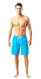 NORTY Swim - Mens Swim Suit, Aqua 39267-Large