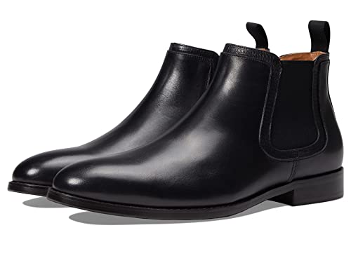 Bottines Chelsea Steve Madden Duke en cuir noir taille 7.5 pour homme
