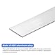 QUARKZMAN Quadratischer Aluminium Flachstab, 1/8 dick, 2,4 Breite, 12 Länge, Aluminiumstab 6061 Flachplatte, 3 x 60 x 305mm T6511 Solides Neues Mühlenmaterial für Industriegebäude