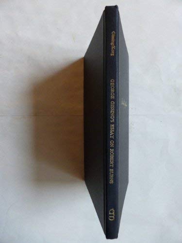 George Gissing's Essay on Robert Burns: A Previously Unpublished Manuscript