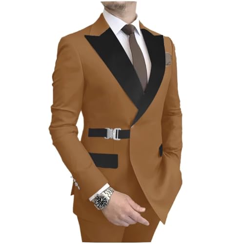 Fashion Men's Suits Set Formal Jacket Pants 2 Piece, Luxury Tuxedos for Wedding Prom Party3