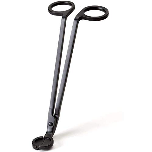 Candle Wick Trimmer ，Wick Clipper Cutter Scissor (Matte Black)