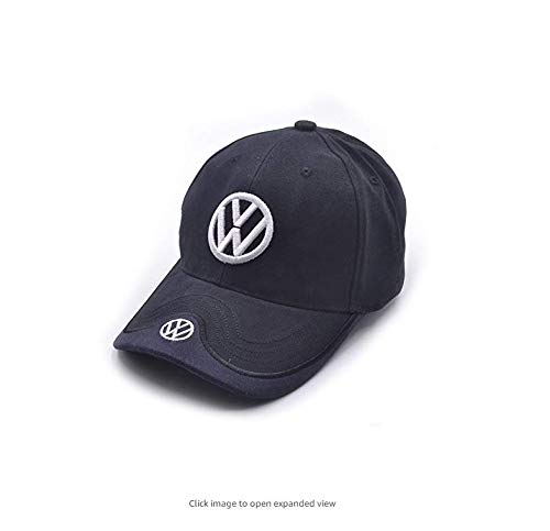 Ephvan Auto Sport Car Logo Black Baseball Cap F1 Racing Hat Accessory … (for volkswage)