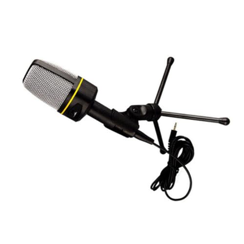 Garneck Desktop Microphone with Tripod Interference Mic for Music Recording Karaoke Singing and Audio Chat Compatible