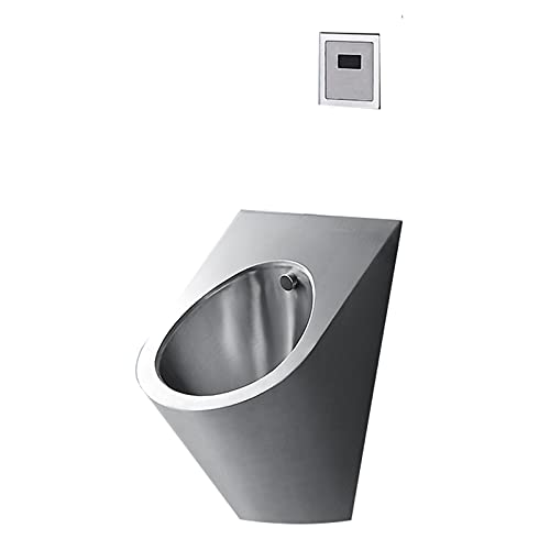 iumLeap Wall-Mounted Automatic Flushing Urinal Urinal Men's Induction Vertical Toilet urinals Suitable for Shopping Mall Toilets Family Bathrooms