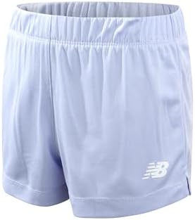 New Balance Girls’ Active Shorts – Athletic Performance Mesh Running Shorts – Dolphin Gym Shorts for Girls (8-16)