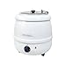 DERMALOGIC Paraffin Wax Kettle Warmer Salon Spa Professional 10L Capacity, White