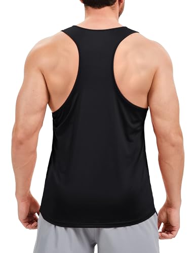 TACVASEN Mens Workout Tank Top UPF 80+ Y-Back Muscle Shirts Quick Dry Sleeveless Tee Shirt for Swim Beach Gym Athletic2