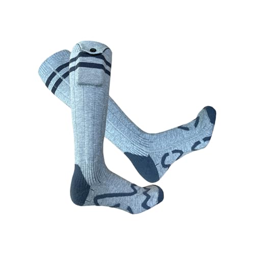 Calcetines Calefactables Recargables,4 Niveles De Calefacción Recargables | Calcetines Térmicos para Exterior | para Hombres Esquí Senderismo Ciclismo Deportes De Invierno Viaje Diario
