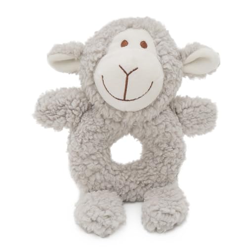 Senior Fleece Ring Body Dog Toy 23cm – Scented Calming Plush with Therapeutic Essential Oils, Soft Soothing Toy with Squeaker, Stress and Anxiety Relief for Older Dogs