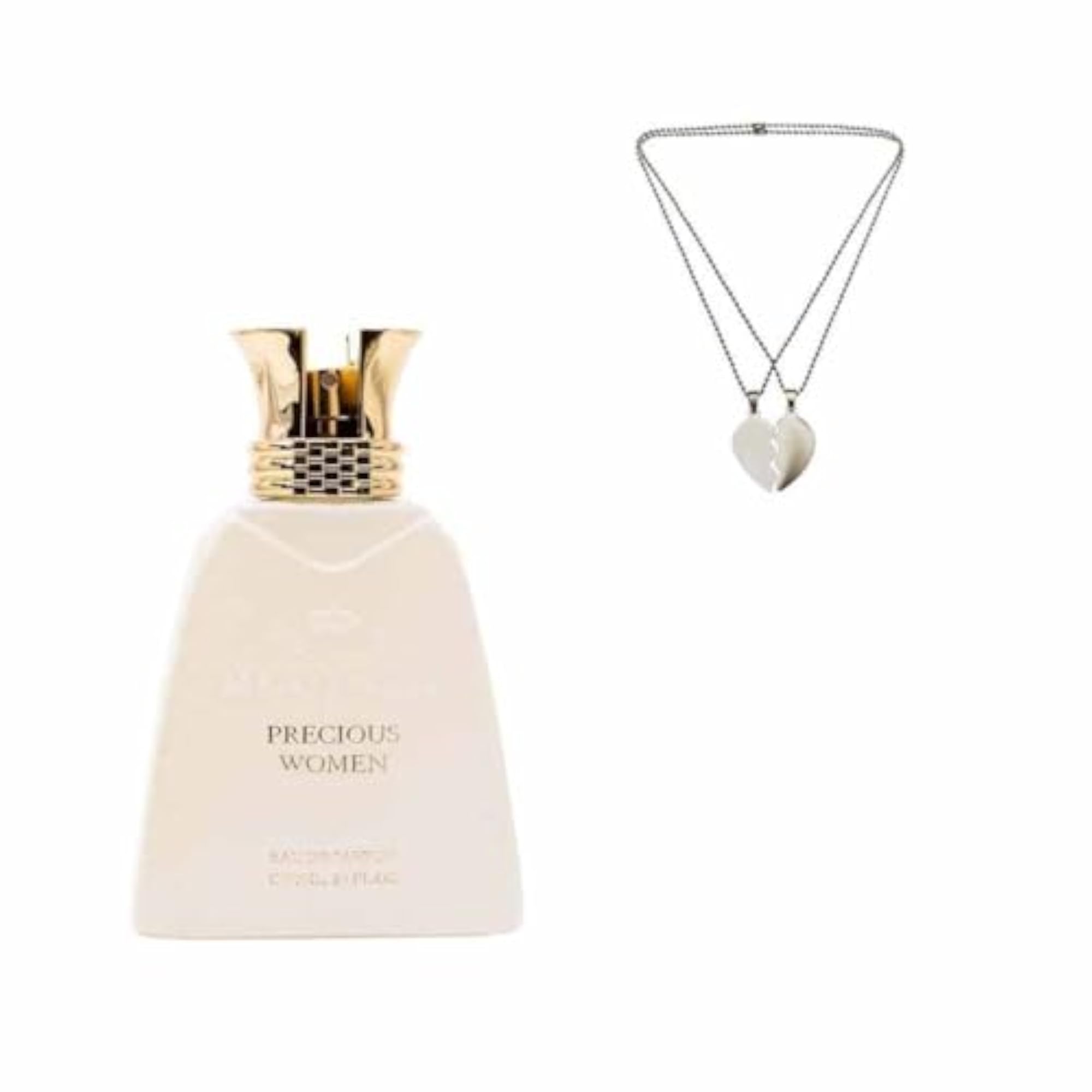 Women's Premium Parfum Gift Set with Heart Pendant