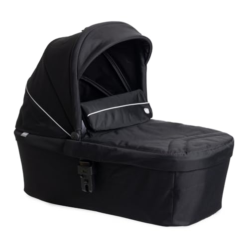 Capazo Activ3, capazo semirrígido para sillas de paseo, ligero y fácil de transportar, con sistema de ventilación, respaldo reclinable, para los primeros días de vida, sólo pesa 3,5 kg, negro