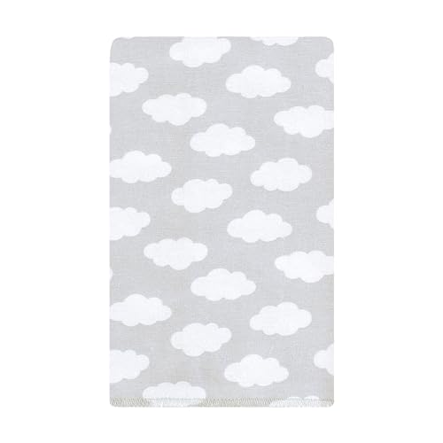 Image of Hudson Baby Unisex Baby Flannel Burp Cloth 10pk, Teal Elephant, One Size