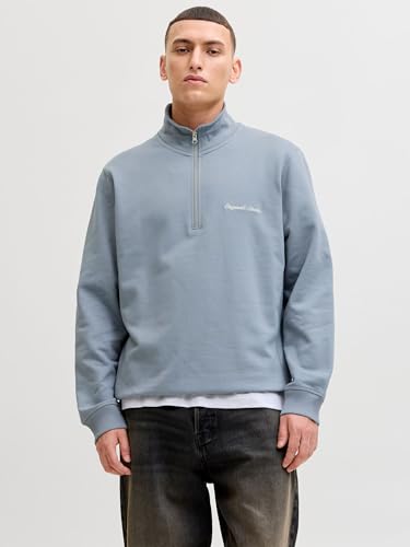 JACK & JONES Male Sweatshirt mit halbem Reißverschluss Sweatshirt mit halbem Reißverschluss – Ansicht 2