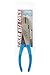 Channellock 447 GIDDS2-821226 Curved Jaw Diagonal Cutting Plier Grey/Blue, 7.5-Inch Curved Diagonal