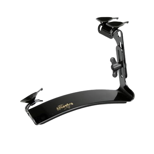 Ergoplay supporto per chitarra Johannes Tappert – ausilio ergonomico per chitarra classica – regolabile in altezza e inclinazione – nero – con ventose