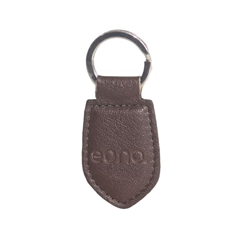 Image of Amazon Brand - Eono Premium Genuine Leather Keychain For Bike Home Car Genuine Leather Keyring & Key Holder Key Organiser For Men and Women