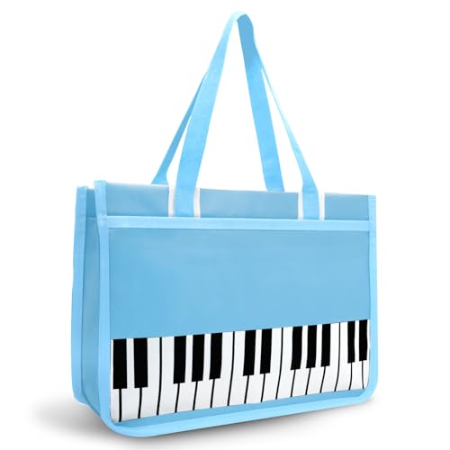 BestSounds Piano Bag, Zipper Waterproof Oxford Cloth Music Piano Accessories Book Bag Tote for...