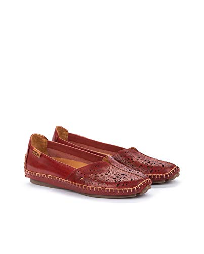 Image of PIKOLINOS Jerez 578-4976 Women's Slip-On Moccasins - Premium Calfskin Leather - Removable Cushioned Insole, Flexible Sole, Lightweight Everyday Comfort