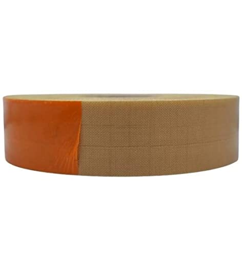 Image of SMART PACK Adhesive Teflon Tape Roll For Packaging of Sealing Machine Spare Parts | Adhesive, Heating, Heat Masking, Industrial Coated Glass Tape | 1 Roll 18MM X 10M