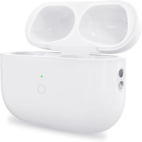 USB-C Carcasa de Carga inalámbrica Compatible con AirPods Pro 1 y Pro 2, Reemplazo Original Type-C Wireless Charging Case con Botón de Sincronización Bluetoo