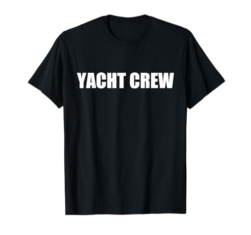 Yacht Crew Employees Official Uniform Work T-Shirt