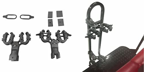 Gtw Universal Dual Gun Rack For Golf Carts | Durable Polyethylene | 360 Degree Mounting Secures Firearms, Fishing Poles, And Tools #TOP2