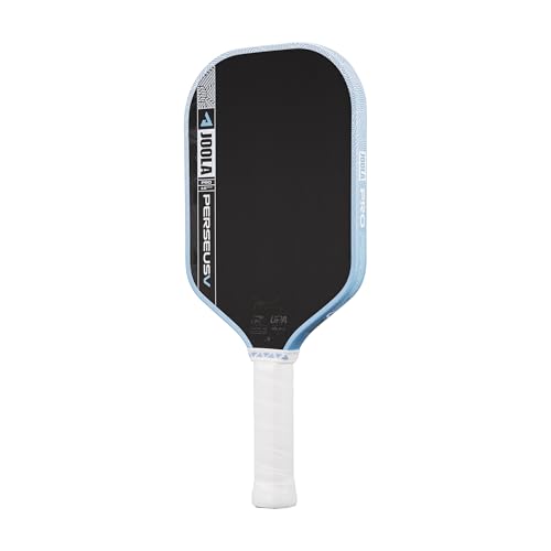 Image of JOOLA Pro V Pickleball Paddle - 14mm /16mm - Raw Carbon Fiber Textured Surface - Enhanced Frame & Propulsion Core, USAPA & UPA-A Certified, NFC Chip Enabled, Premium Control & Lightweight Performance