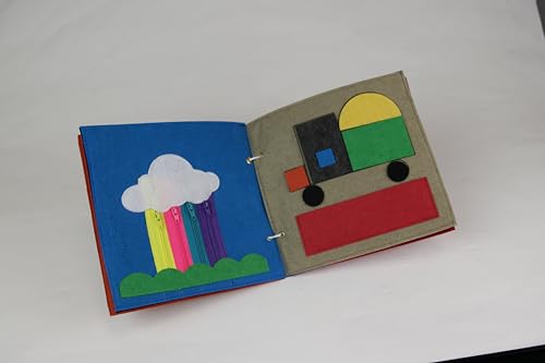 Quiet Book - Livro sensorial de feltro