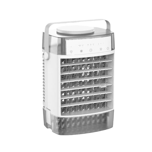 Sctecoau Aire Acondicionado Portátil, Mini Aire Acondicionado Personal Evaporativo del Enfriador de Aire, Ventilador de Refrigeración por Agua para Habitación, Automóvil