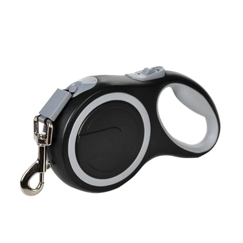 Laisse enrouleur chien 5m robuste au design ergonomique café
