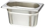 De uso profesional Lacor - 66910Z - Cubeta Gn 1/9 176x108x100 Inox