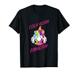 Cola Korn Einhorn - Lustiges Cola Korn Sauf Design T-Shirt