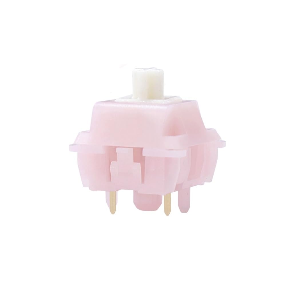 MMD Princess Silent Switch, Interrupteur Linéaire Pré-lubrifié À 5Pin pour Clavier Mécanique Personnalisé(110PCS)