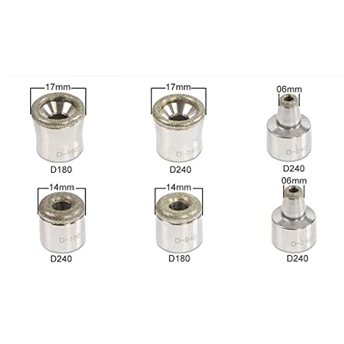 GAH 6pcs/set Dermabrasion Heads Microdermabrasion Exfoliator for All Skin Types