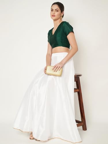 Image of studio rasa Women's Silk Blend Stretchable Blouse for Festive Wedding Party