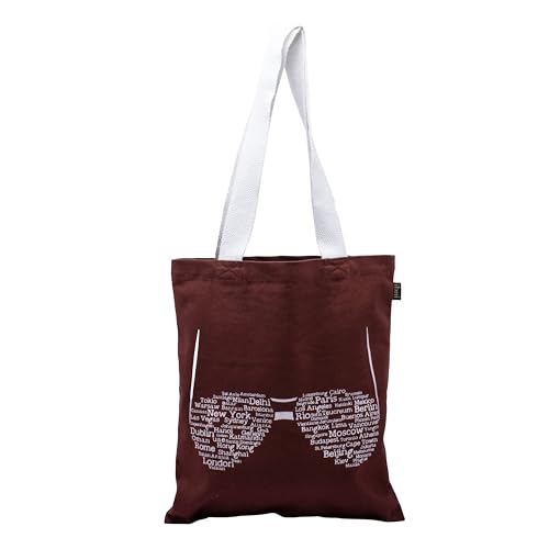 Image of RFD Premium Tote Bag With Printed Designed Canvas Tote Bags For girl & women large capacity,Tote bag For Shopping, College, Travel, school, tuition and gifting 15x13.5 Inch