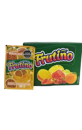 FRUTIÑO - SABOR A MARACUYA - MEZCLA EN POLVO PARA PREPARAR BEBIDA - 10 GR - 10 UNIDADES