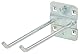 KS Tools 860.0815 Doppelter Werkzeughalter mit schrägem Hakenende, Ø 6 mm, 150mm
