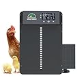 Automatic Chicken Coop Door with LCD Display, Solar Chicken Coop Door with Multiple Modes & USB-C Charging, Automatic Chicken Door with Light Sensor & Timer